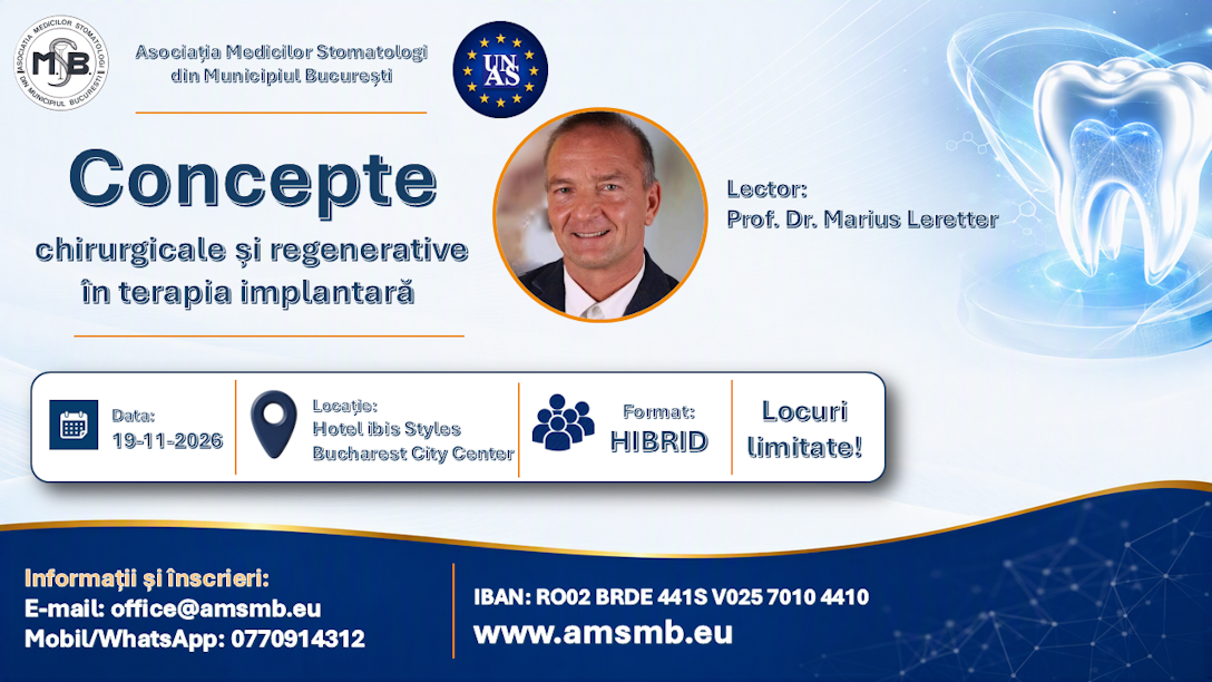 Concepte chirurgicale și regenerative în terapia implantară