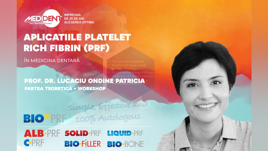 Aplicatiile PLATELET RICH FIBRIN (PRF) in medicina dentara
