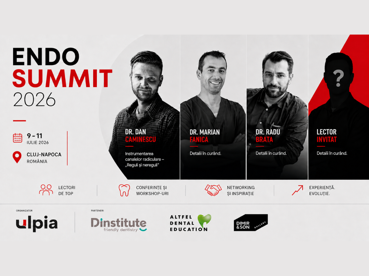 Endodontic Summit varianta online (doar 2 bilete cu 0.01 €)